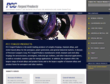Tablet Screenshot of pccforgedproducts.com